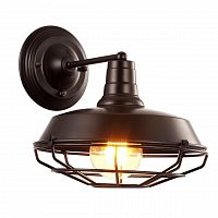 бра arte lamp ferrico a9183ap-1bk в Пскове