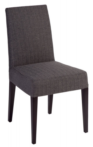 стул aylso dining chair кожа тёмно-серая в Пскове