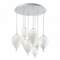 подвесная люстра ideal lux clown sp8 bianco в Пскове