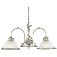 подвесная люстра arte lamp american diner a9366lm-3ss белая в Пскове