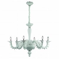 подвесная люстра ideal lux ca rezzonico sp6 bianco в Пскове