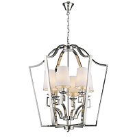 люстра presidential 6 от delight collection белая/никель в Пскове