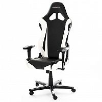 кресло геймерское dxracer racing черно-белое в Пскове