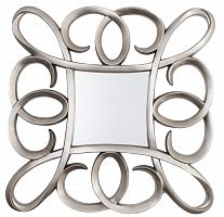 зеркало серебряное квадратное в фигурной раме silver swirl frame от rvastley в Пскове