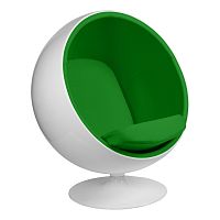 кресло eero aarnio style ball chair зеленое в Пскове