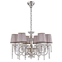 подвесная люстра crystal lux alegria sp6 silver-brown в Пскове