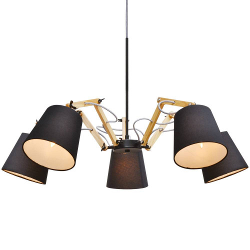 подвесная люстра arte lamp pinoccio a5700lm-5bk в Пскове