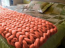 плед нежность коралловый большой в Пскове