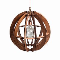 люстра аэросфера тёмно коричневая в Пскове