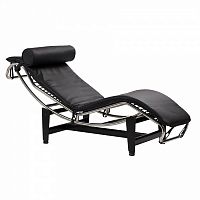 шезлонг chaise longue lc4 черный в Пскове