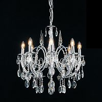 люстра md103908-8a от illuminati прозрачная/ хром в Пскове