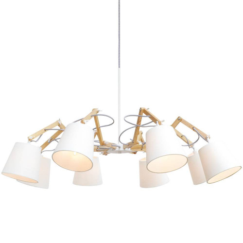 подвесная люстра arte lamp pinoccio a5700lm-8wh в Пскове