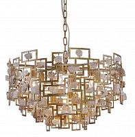 подвесная люстра crystal lux diego sp9 d600 gold в Пскове