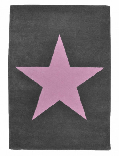 ковер wool star темно-серый-розовый в Пскове