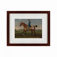картина: bay racehorse with jockey up, 1730 в Пскове