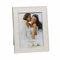 фоторамка из белого акрила с жемчугом 17,6х1,5х22,6 в Пскове