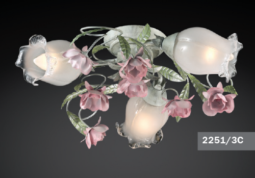 потолочная люстра odeon light ameli 2252/3c в Пскове