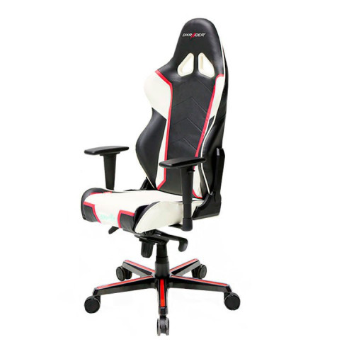 кресло геймерское dxracer racing черно-бело-красное в Пскове