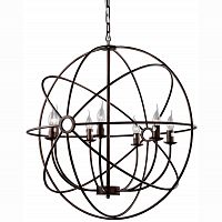 люстра foucault's orb crystal nude коричневая в Пскове