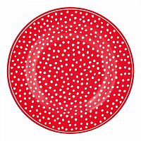 десертная тарелка dot red в Пскове