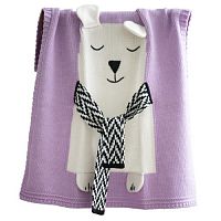 плед розовый мишка большой в Пскове