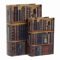шкатулки-книги, набор из 2 шт. мультиколор в Пскове