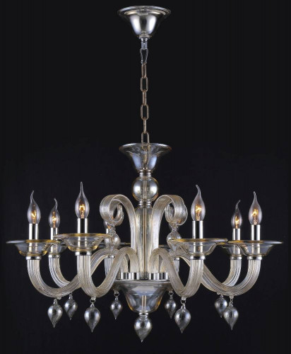 подвесная люстра crystal lux caetano sp8 бежевая в Пскове