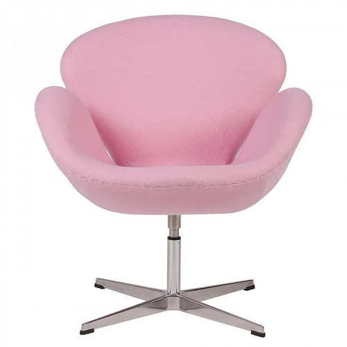 кресло swan chair светло-розовое в Пскове