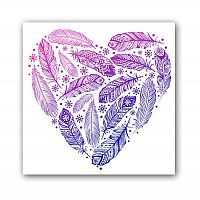 постер heart а3 (фиолетовый) в Пскове