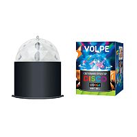 светодиодный светильник-проектор (09840) volpe disco uli-q302 03w/rgb black в Пскове