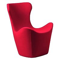 кресло papilio lounge chair красное в Пскове