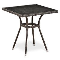 стол из искуственного ротанга 70x70 brown в Пскове