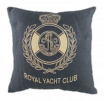 подушка с гербом королевского royal yacht club denim в Пскове