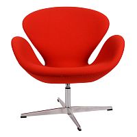 кресло arne jacobsen красное в Пскове