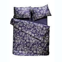 комплект постельного белья decoflux сатин 1.5 спальный peony indigo в Пскове