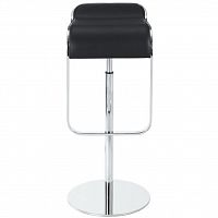 барный стул lem style piston stool черная кожа в Пскове