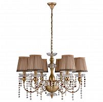 подвесная люстра crystal lux alegria sp6 gold-brown в Пскове