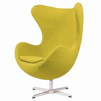 кресло egg chair оливковое в Пскове