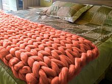 плед нежность коралловый малый в Пскове