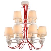 подвесная люстра arte lamp sergio a3325lm-8-4wh в Пскове