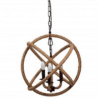 люстра foucault's orb rustic iron бежевая, коричневая в Пскове