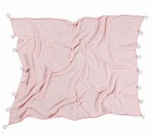 плед с помпонами розовый в Пскове