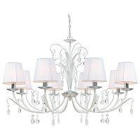 подвесная люстра arte lamp romana snow a1743lm-8wh в Пскове