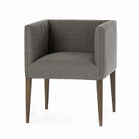 кресло penelope dining chair серое в Пскове