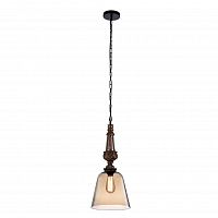 подвесной светильник crystal lux deco sp1 a amber в Пскове