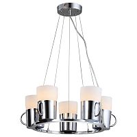 подвесная люстра arte lamp brooklyn a9484sp-5cc хром в Пскове