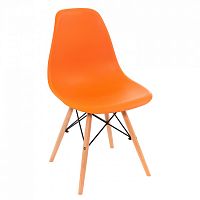 стул деревянный eames pc-015 оранжевый в Пскове