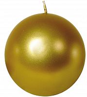 свеча-шар золотая, 8 см в Пскове