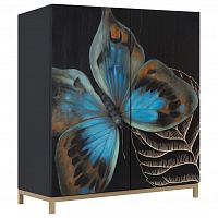 комод butterfly черный в Пскове