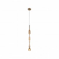 подвесной светильник crystal lux lux new sp1 d amber в Пскове
